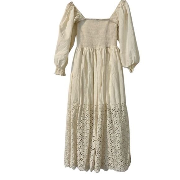 Free People NWT Perfect Storm MIDI Dress in the color Tea. Size XS - Picture 12 of 12